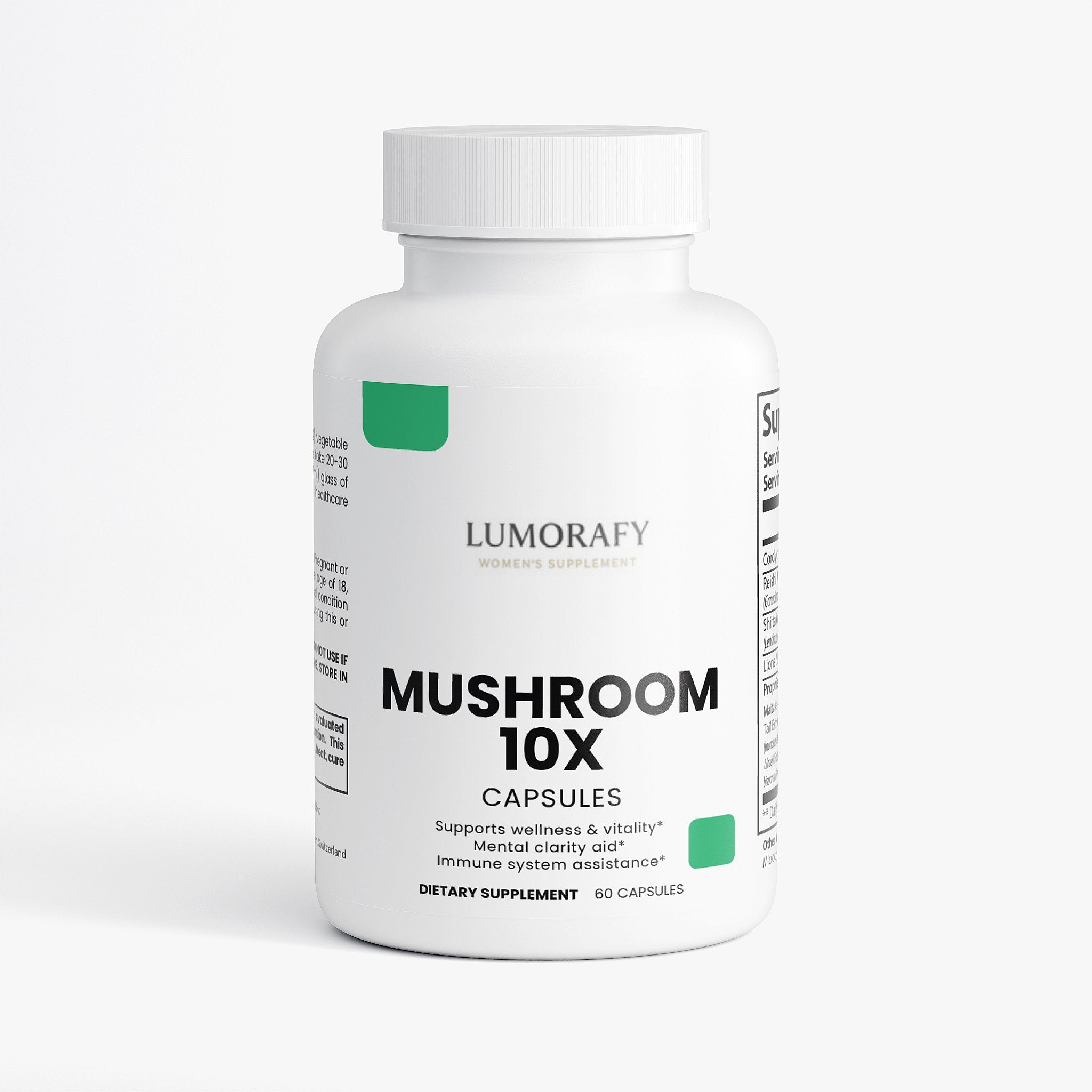Lumorafy Reset &amp; Recharge – Mushroom Complex 10X